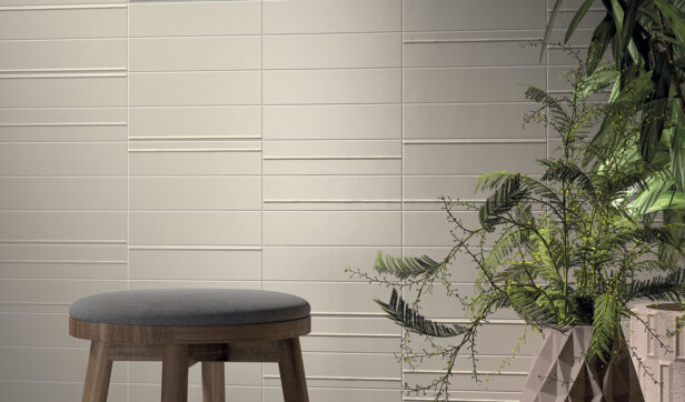 Revestimiento porcelánico pequeño formato beige